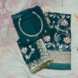 Rama Green poshak with Odhna (Shal)