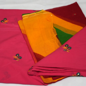 Rani Pink Peak Booti Rajputi Poshak